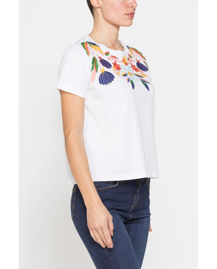 T-SHIRT CON APPLICAZIONI COMFORT FIT