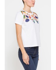 T-SHIRT CON APPLICAZIONI COMFORT FIT