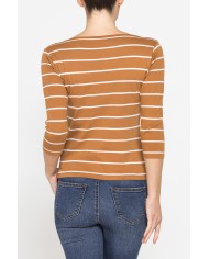 T-SHIRT IN COTONE PESANTE CON MANICA 3/4 T-SHIRT IN COTONE PESANTE CON MANICA 3/4