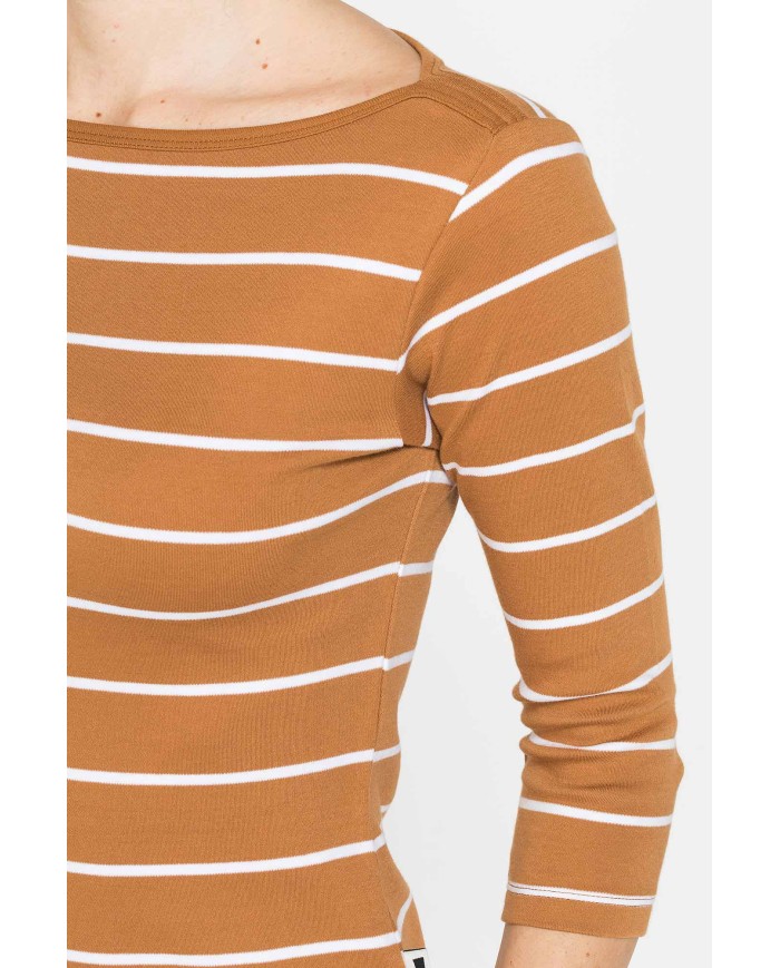 T-SHIRT IN COTONE PESANTE CON MANICA 3/4 T-SHIRT IN COTONE PESANTE CON MANICA 3/4
