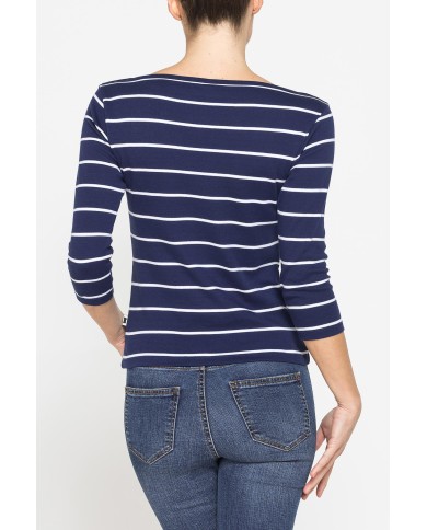 T-SHIRT IN COTONE PESANTE CON MANICA 3/4