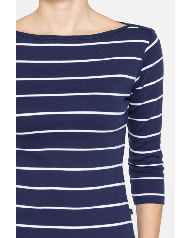 T-SHIRT IN COTONE PESANTE CON MANICA 3/4