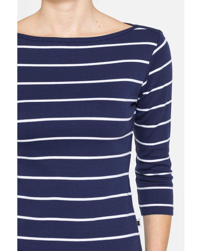 T-SHIRT IN COTONE PESANTE CON MANICA 3/4 T-SHIRT IN COTONE PESANTE CON MANICA 3/4