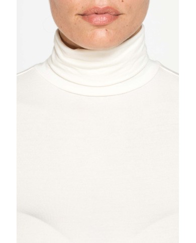 T-SHIRT MANICA LUNGA CON COLLO ALTO