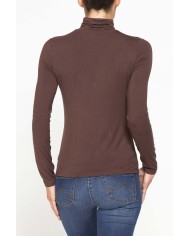 T-SHIRT MANICA LUNGA CON COLLO ALTO