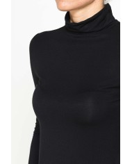 T-SHIRT MANICA LUNGA CON COLLO ALTO