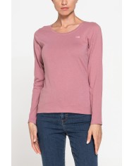 T-SHIRT GIROCOLLO A MANICHE LUNGHE