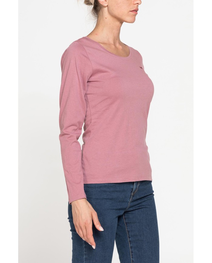 T-SHIRT GIROCOLLO A MANICHE LUNGHE