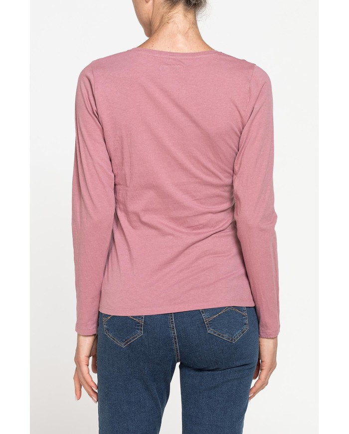 T-SHIRT GIROCOLLO A MANICHE LUNGHE