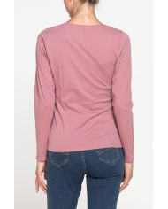 T-SHIRT GIROCOLLO A MANICHE LUNGHE