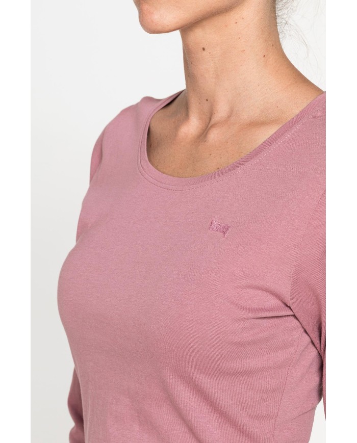 T-SHIRT GIROCOLLO A MANICHE LUNGHE