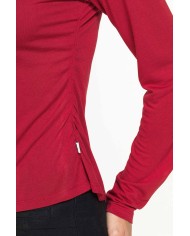 T-SHIRT SCOLLO A V MANICA LUNGA