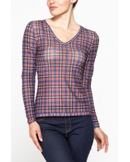 T-SHIRT STAMPA ALL OVER IN MESH