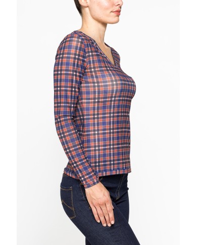 T-SHIRT STAMPA ALL OVER IN MESH