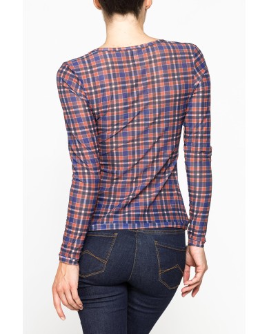 T-SHIRT STAMPA ALL OVER IN MESH