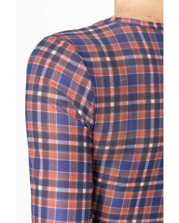 T-SHIRT STAMPA ALL OVER IN MESH