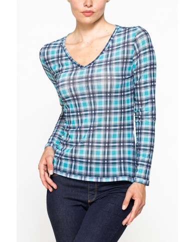 T-SHIRT STAMPA ALL OVER IN MESH