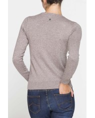 MAGLIA BASICA GIROCOLLO IN FILATO LANA MERINOS