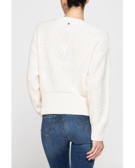 MAGLIA LAVORATA GIROCOLLO