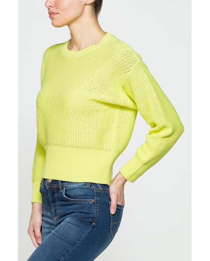 MAGLIA LAVORATA GIROCOLLO