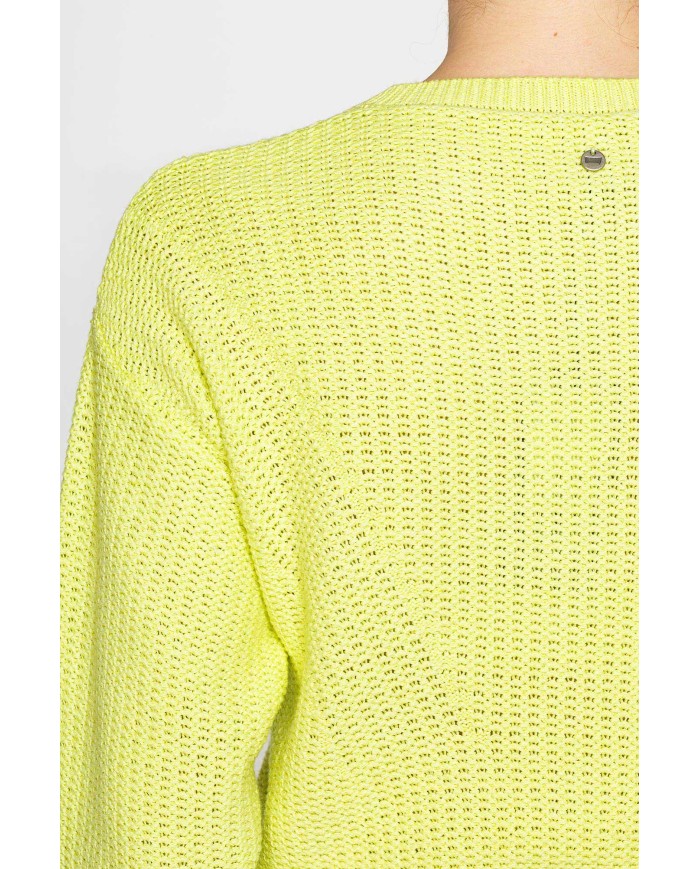 MAGLIA LAVORATA GIROCOLLO