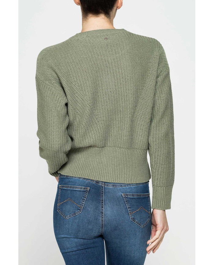 MAGLIA LAVORATA GIROCOLLO