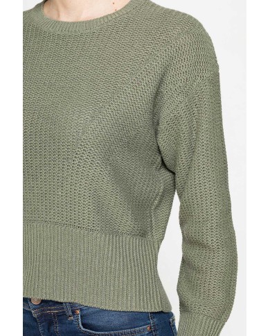 MAGLIA LAVORATA GIROCOLLO