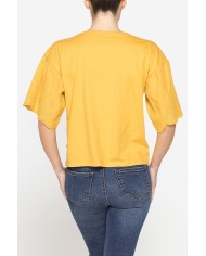 T-SHIRT CON MANICHE SANGALLO COMFORT FIT