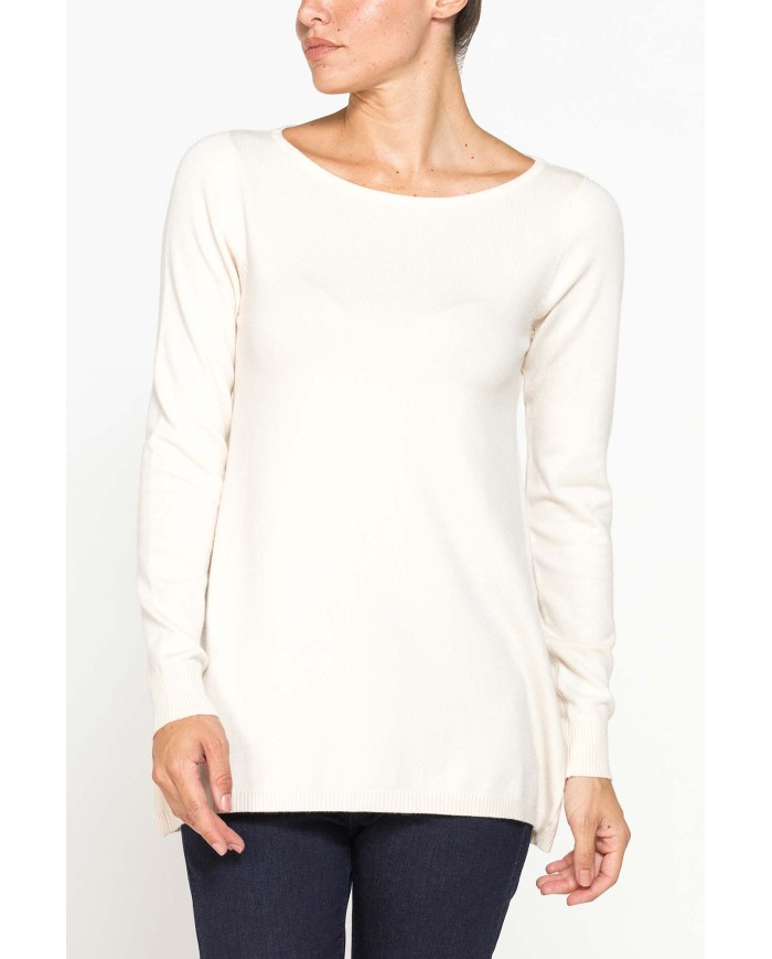 MAGLIA TRAPEZIO FILATO MISTO VISCOSA