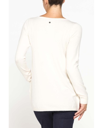 MAGLIA TRAPEZIO FILATO MISTO VISCOSA