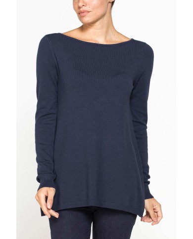 MAGLIA TRAPEZIO FILATO MISTO VISCOSA