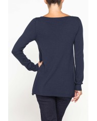 MAGLIA TRAPEZIO FILATO MISTO VISCOSA