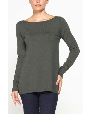 MAGLIA TRAPEZIO FILATO MISTO VISCOSA