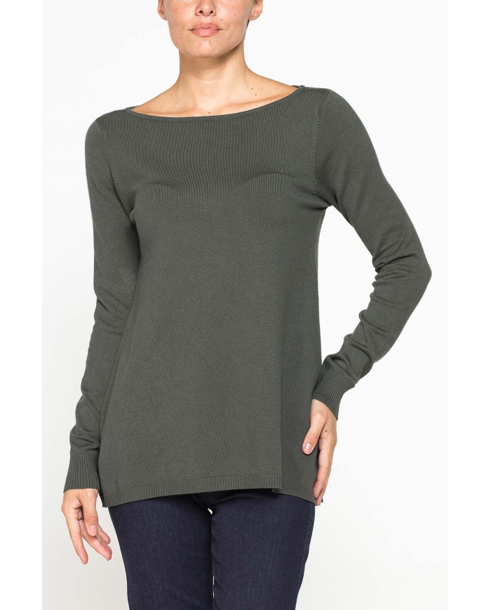 MAGLIA TRAPEZIO FILATO MISTO VISCOSA