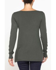 MAGLIA TRAPEZIO FILATO MISTO VISCOSA