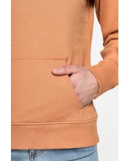 FELPA CON CAPPUCCIO REGULAR FIT CON RICAMO FRONTALE