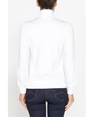 FELPA FULL ZIP CON COLLO ALTO