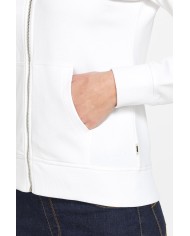 FELPA FULL ZIP CON COLLO ALTO