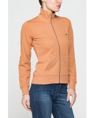 FELPA FULL ZIP CON COLLO ALTO