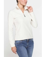 PILE COLLO ALTO MEZZA ZIP CON MANICA LUNGA