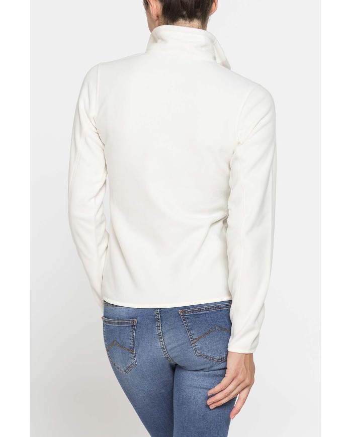 PILE COLLO ALTO MEZZA ZIP CON MANICA LUNGA