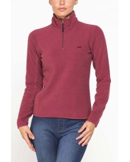 PILE COLLO ALTO MEZZA ZIP CON MANICA LUNGA