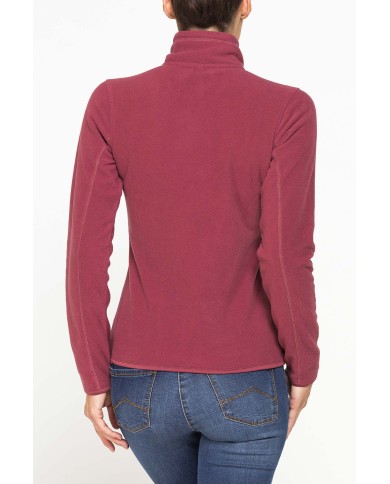 PILE COLLO ALTO MEZZA ZIP CON MANICA LUNGA