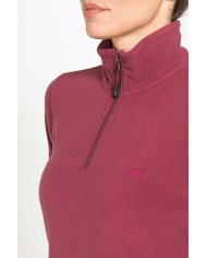 PILE COLLO ALTO MEZZA ZIP CON MANICA LUNGA