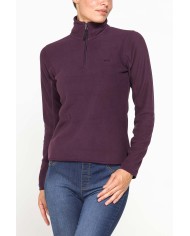 PILE COLLO ALTO MEZZA ZIP CON MANICA LUNGA