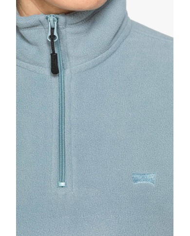 PILE COLLO ALTO MEZZA ZIP CON MANICA LUNGA