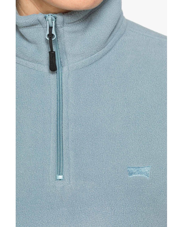 PILE COLLO ALTO MEZZA ZIP CON MANICA LUNGA