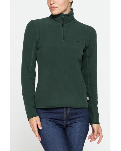 PILE COLLO ALTO MEZZA ZIP CON MANICA LUNGA