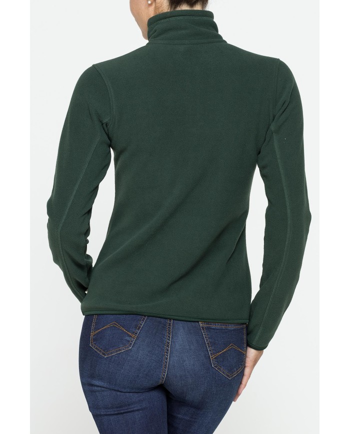 PILE COLLO ALTO MEZZA ZIP CON MANICA LUNGA