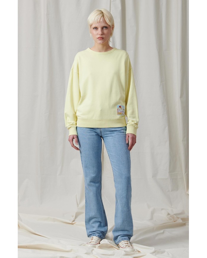 FELPA GIROCOLLO OVERSIZE